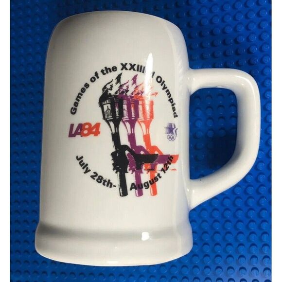1984 Olympic Summer Games Los Angeles Collectors Beer Stein - Picture 1 of 5